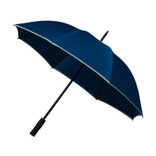 Falcone - Reflecterende paraplu - Handopening -  102cm - Zwart - Topgiving