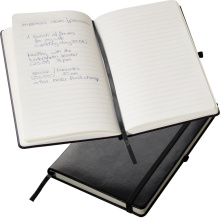 Gelinieerd notitieboekje met een elastische band - Topgiving