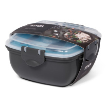 SENZA Lunchbox Met Koelelement Grijs - Topgiving