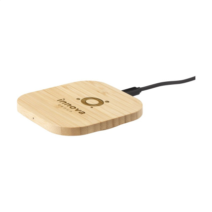 Bamboo FSC-100% Wireless Charger 15W draadloze oplader - Topgiving